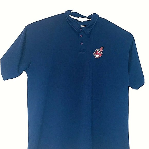 Majestic Other - 4X Majestic MLB Cleveland Indians Chief Wahoo Polo